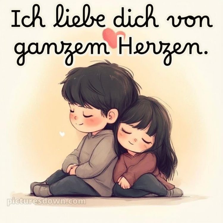 Ich liebe dich bilder-whatsapp bild Junge und Mädchen kostenlos