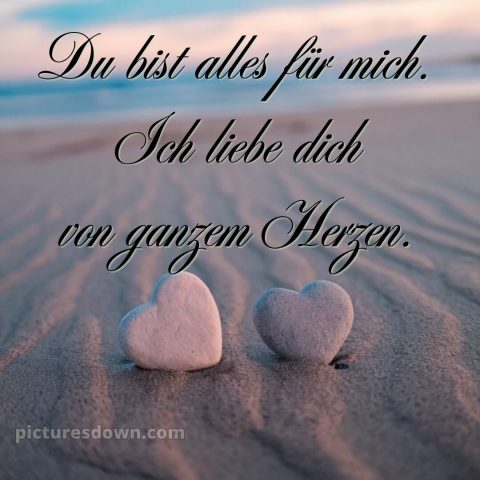 Ich liebe dich bilder-whatsapp bild Sand kostenlos