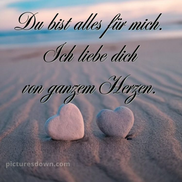 Ich liebe dich bilder-whatsapp bild Sand kostenlos