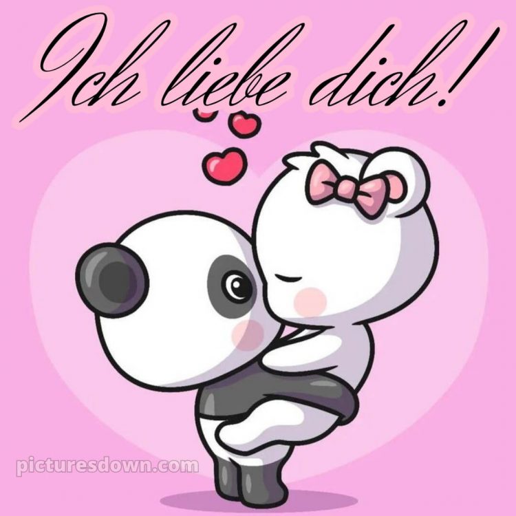 Ich liebe dich bilder-whatsapp bild Kuss kostenlos