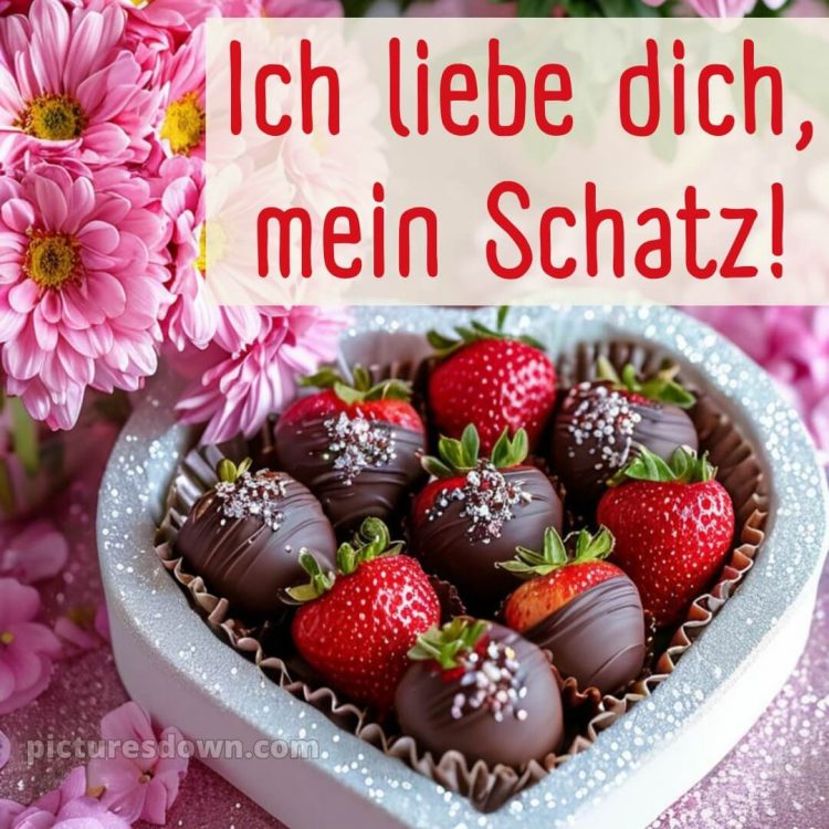 Ich liebe dich mein schatz bilder kostenlos bild Erdbeeren kostenlos