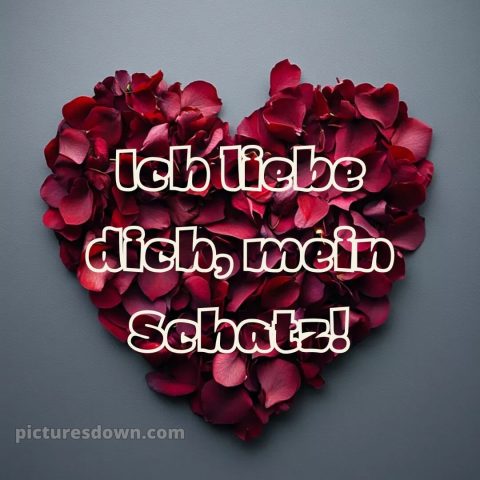 Ich liebe dich mein schatz bilder kostenlos bild Blütenblatt kostenlos