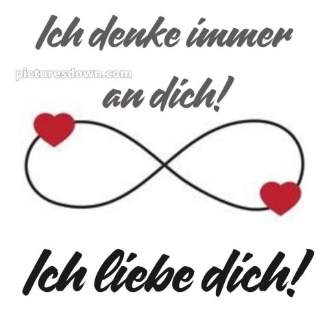 Ich liebe dich süße bilder bild Unendlichkeit kostenlos