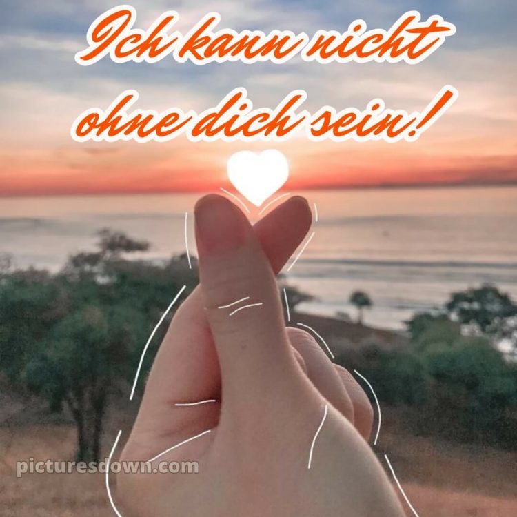 Ich liebe dich süße bilder bild Finger kostenlos