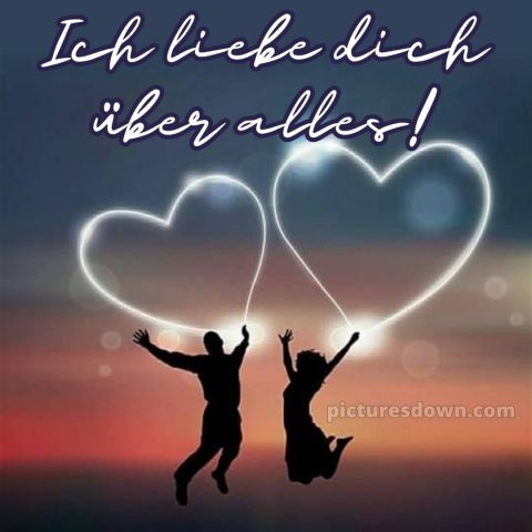 Ich liebe dich über alles bilder bild Paar kostenlos
