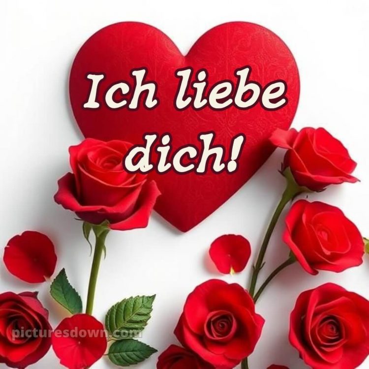Ich liebe dich über alles bilder bild Blumen kostenlos