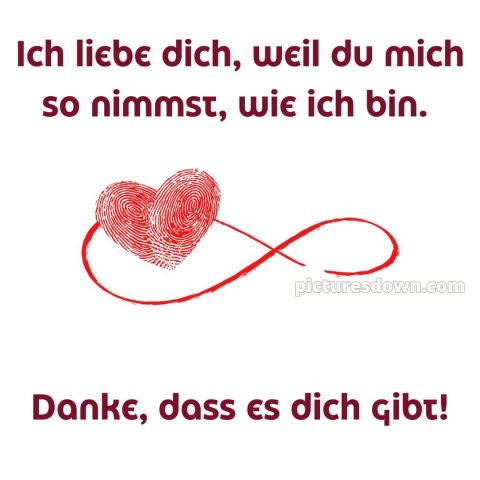 Romantische ich liebe dich bilder kostenlos bild Unendlichkeit kostenlos