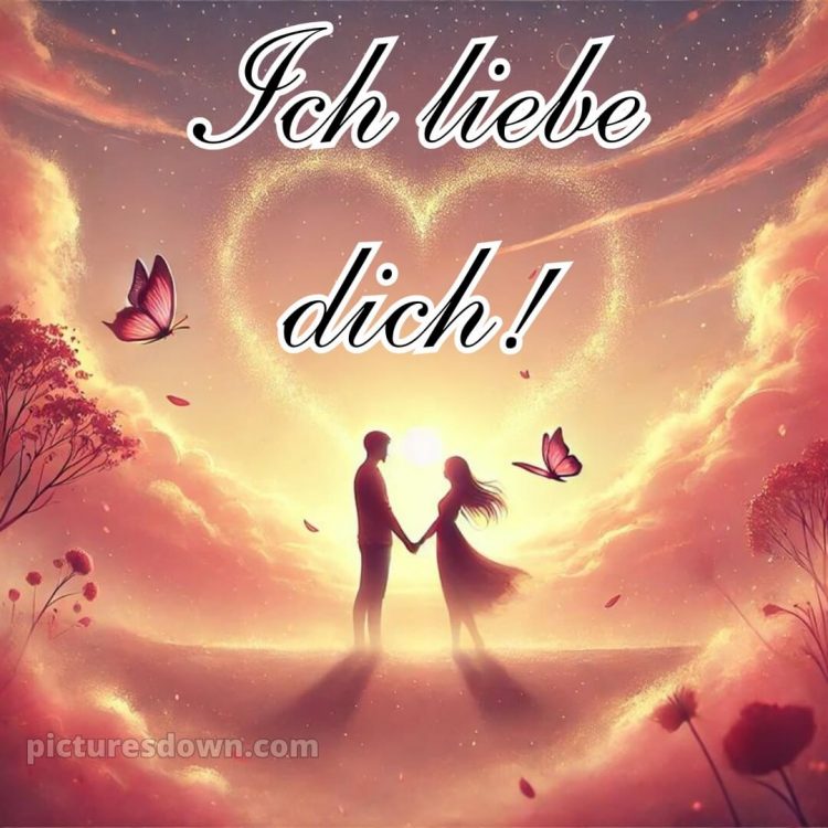 Romantische ich liebe dich bilder kostenlos bild Silhouetten kostenlos