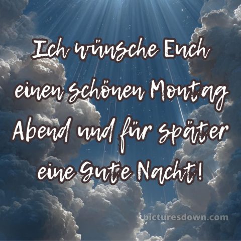 Gute nacht montag bild 12 kostenlos