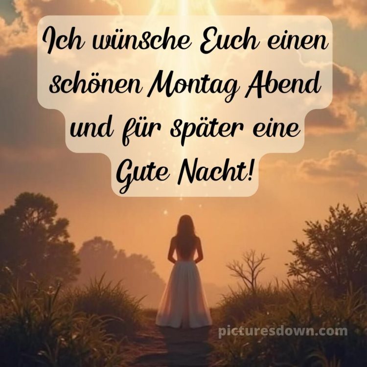Gute nacht montag bild 2 kostenlos