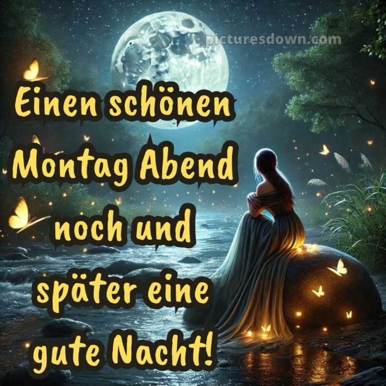 Montag abend gute nacht bild 1 kostenlos