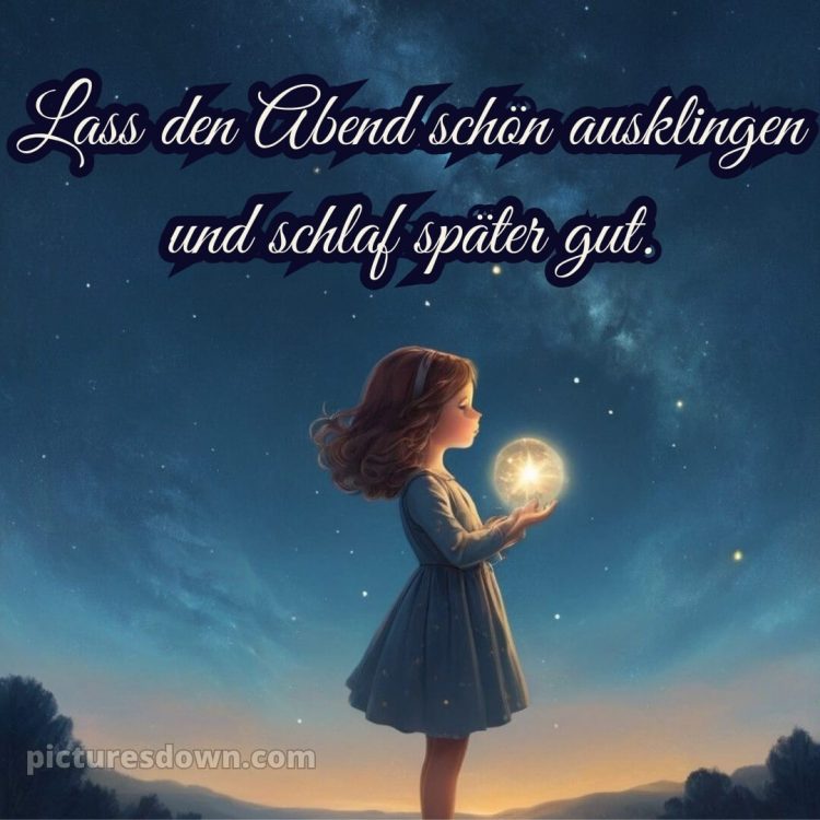 Schönen dienstag abend und später eine gute nacht bild 1 kostenlos