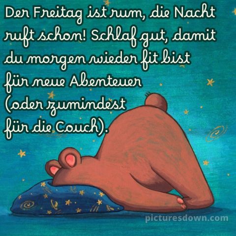 Gute nacht freitag lustig bild 15 kostenlos