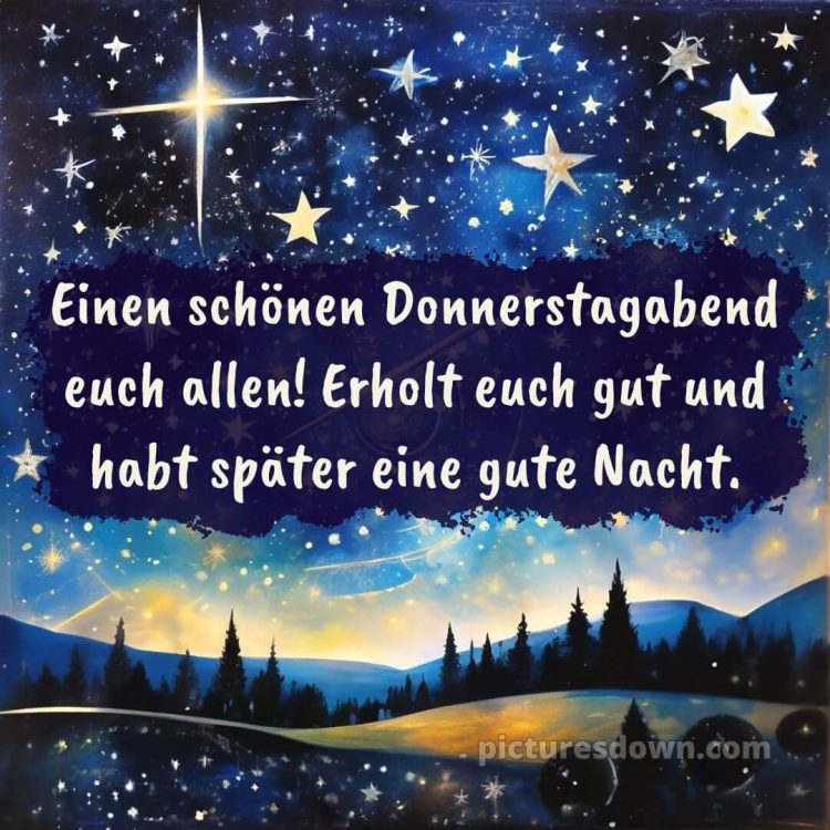 Schönen donnerstag abend und später eine gute nacht bild 13 kostenlos