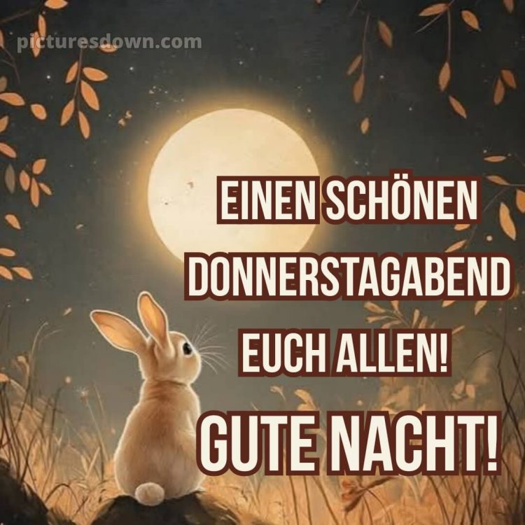 Schönen donnerstag abend und später eine gute nacht bild 7 kostenlos