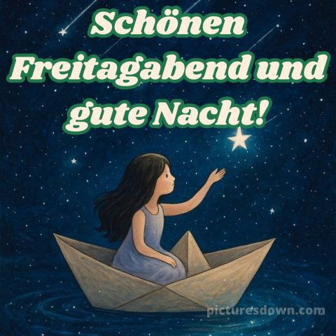 Schönen freitag abend und später eine gute nacht bild 1 kostenlos