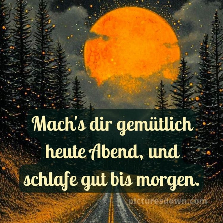 Schönen mittwoch abend und später gute nacht bild 1 kostenlos