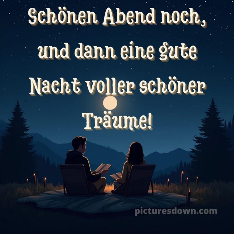 Schönen mittwoch abend und später gute nacht bild 2 kostenlos