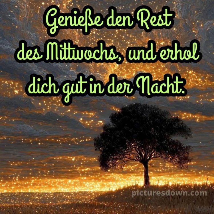 Schönen mittwoch abend und später gute nacht bild 3 kostenlos