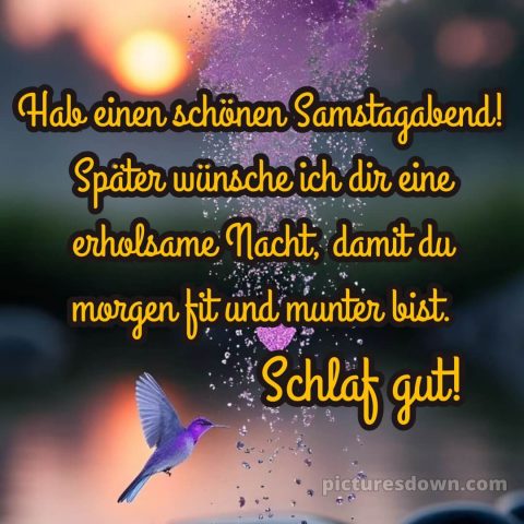 Schönen samstag abend und später eine gute nacht bild 11 kostenlos