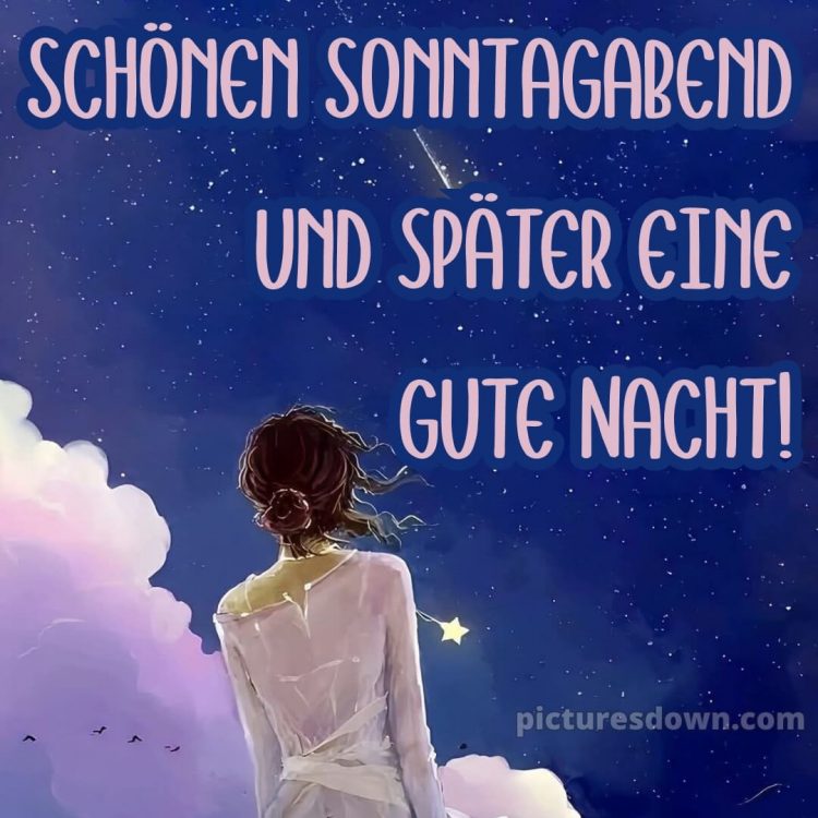 Schönen sonntag abend und später eine gute nacht bild 1 kostenlos