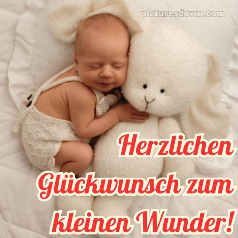 Glückwunsch zur geburt bild 1 kostenlos