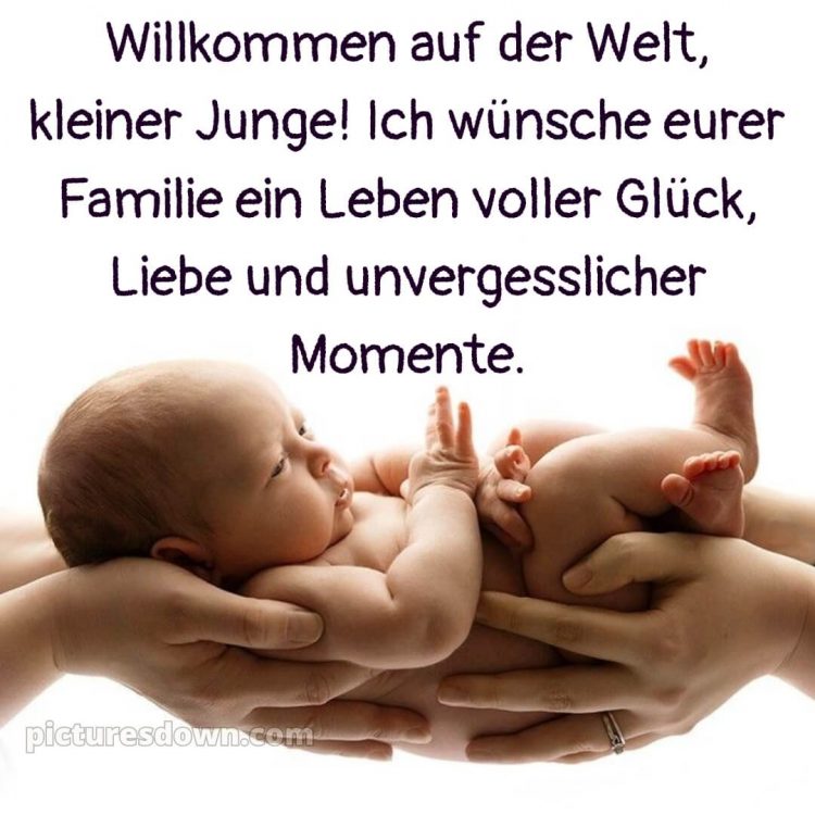 Glückwunsch zur geburt junge bild 10 kostenlos