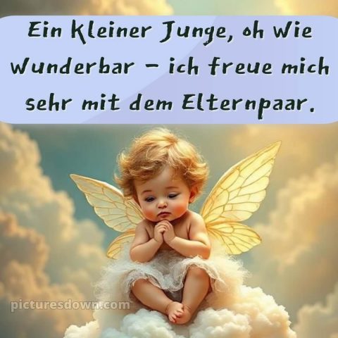 Glückwunsch zur geburt junge bild 4 kostenlos