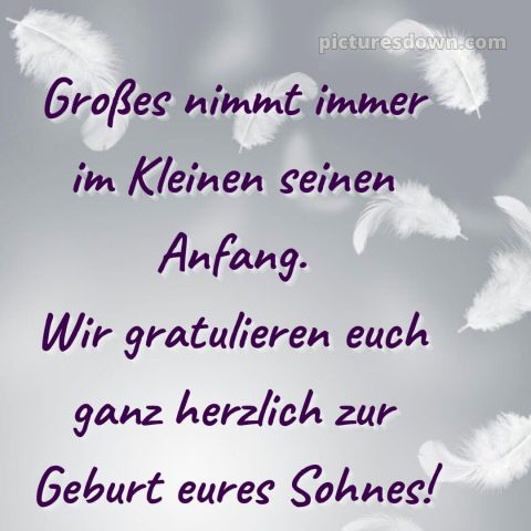 Glückwunsch zur geburt junge bild 6 kostenlos