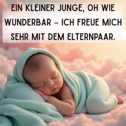 Glückwunsch zur geburt junge bild 7 kostenlos