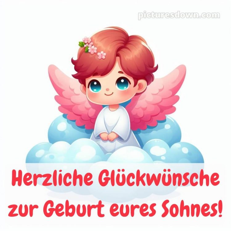 Glückwunsch zur geburt junge bild 8 kostenlos