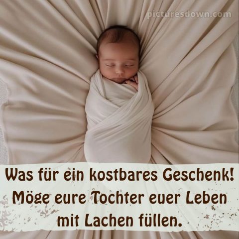 Glückwunsch zur geburt mädchen bild 1 kostenlos