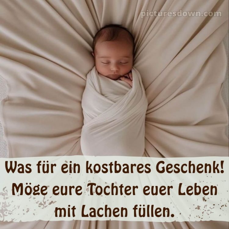 Glückwunsch zur geburt mädchen bild 1 kostenlos