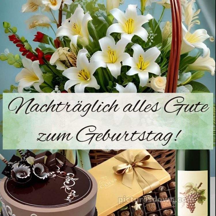 Herzlichen glückwunsch nachträglich zum geburtstag bild 5 kostenlos