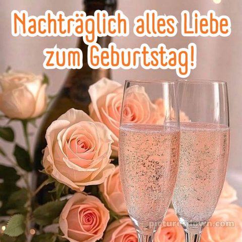 Herzlichen glückwunsch zum geburtstag nachträglich bild 12 kostenlos