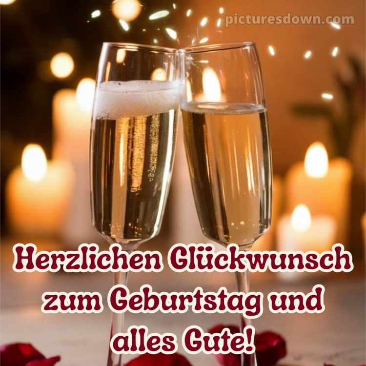 Herzlichen glückwunsch zum geburtstag und alles gute bild 1 kostenlos