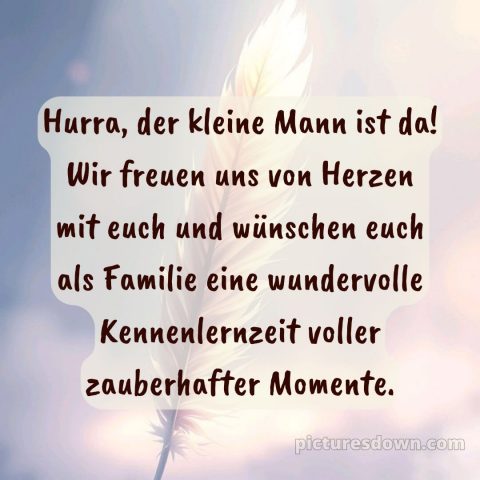 Herzlichen glückwunsch zur geburt eures sohnes bild 9 kostenlos