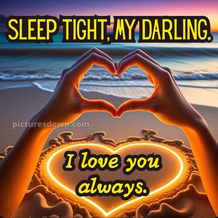 Good night love quotes picture 1 free download