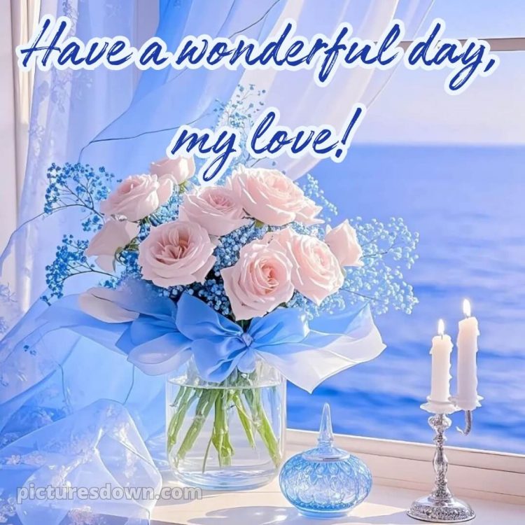 Love romantic good morning rose picture 2 free download