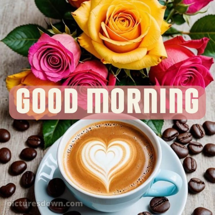 Good morning romantic rose picture 8 free download