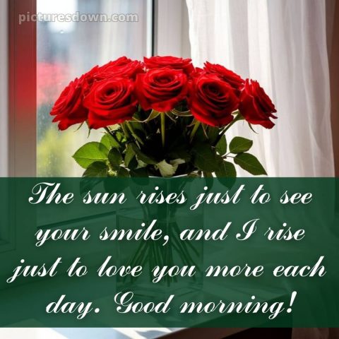 Good morning romantic roses picture 12 free download