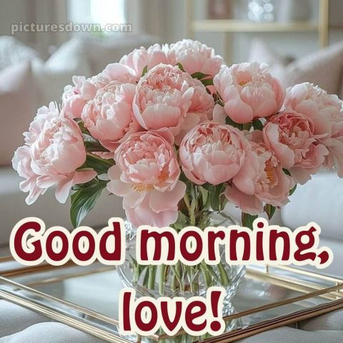Love romantic good morning flowers picture 3 free download