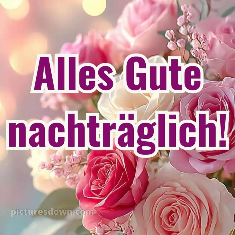 Nachträglich alles gute zum geburtstag bilder bild 1 kostenlos