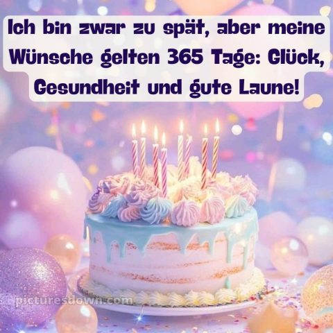 Nachträglich alles gute zum geburtstag bilder bild 12 kostenlos