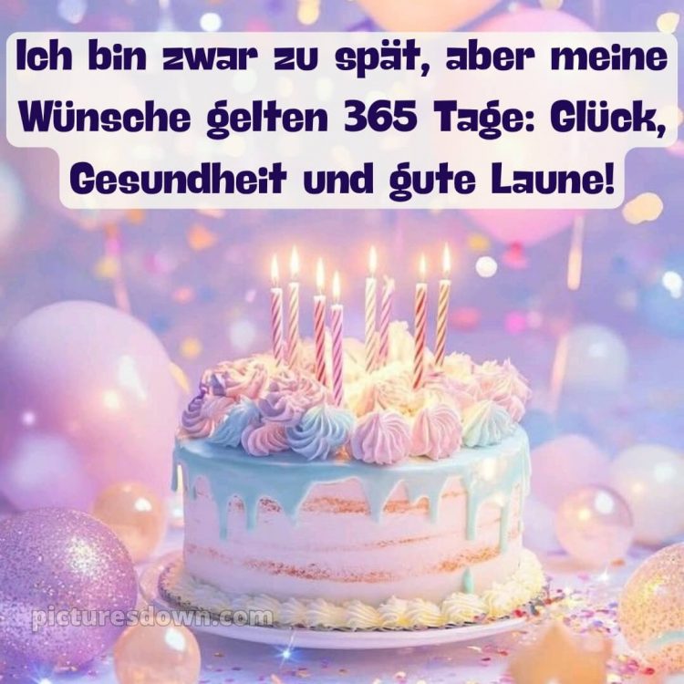 Nachträglich alles gute zum geburtstag bilder bild 12 kostenlos