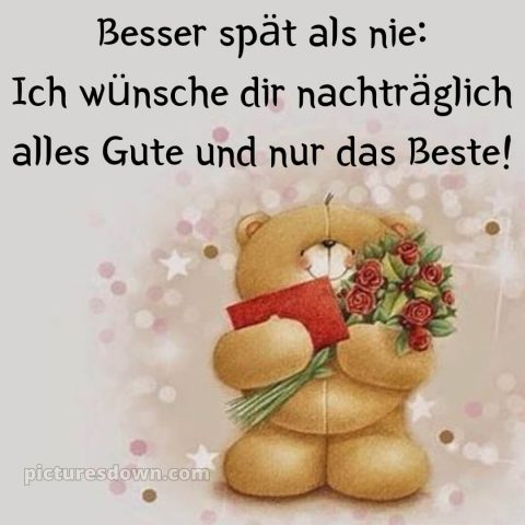 Nachträglich alles gute zum geburtstag bilder bild 2 kostenlos