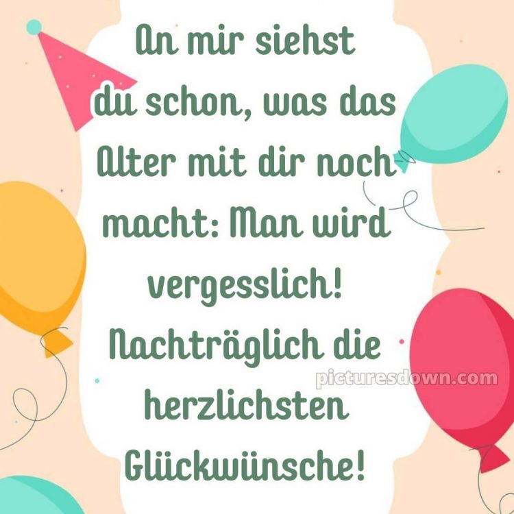 Nachträglich alles gute zum geburtstag bilder bild 8 kostenlos