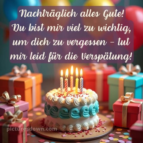 Nachträglich alles gute zum geburtstag bilder bild 9 kostenlos