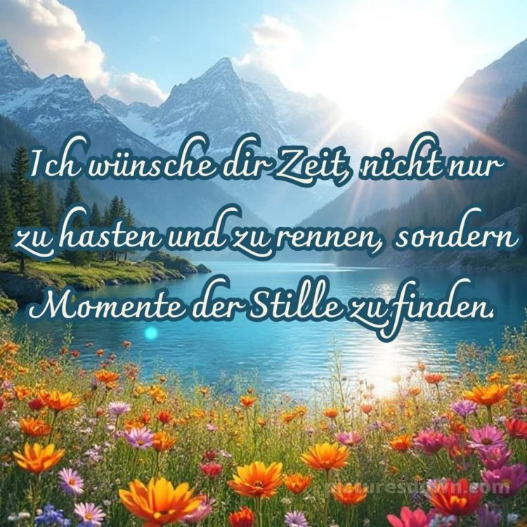 Ich wünsche dir zeit bild 1 kostenlos