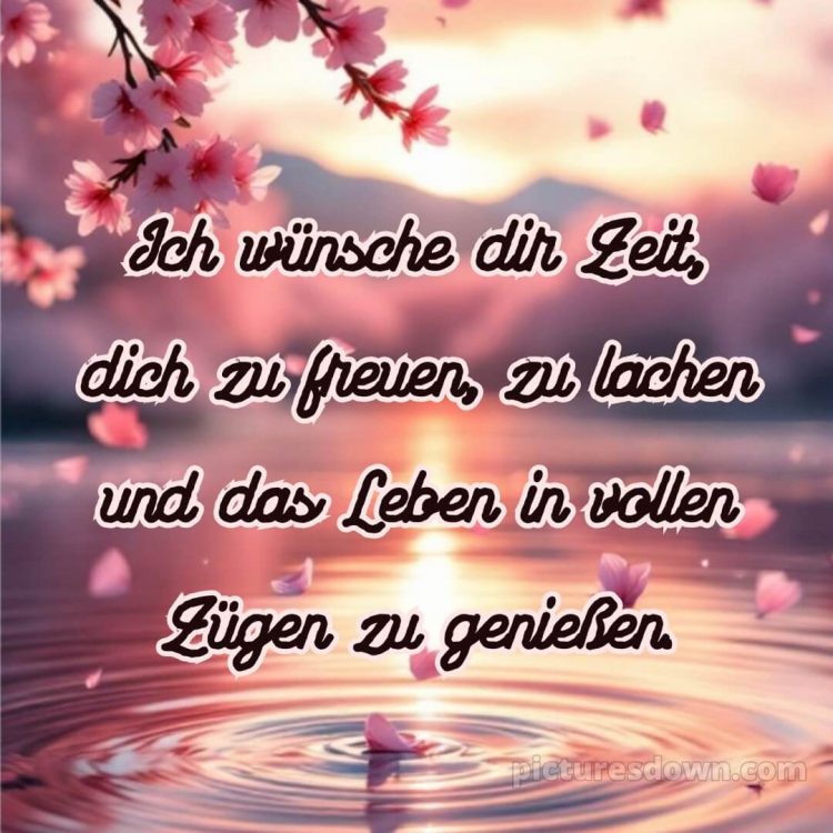 Ich wünsche dir zeit bild 10 kostenlos